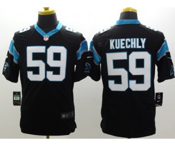 Nike Carolina Panthers #59 Luke Kuechly Black Limited Jersey