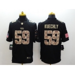 Nike Carolina Panthers #59 Luke Kuechly Salute to Service Black Limited Jersey