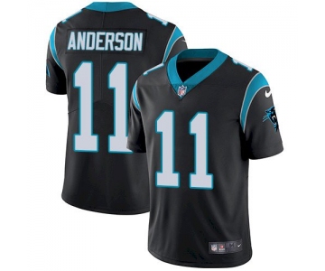 Nike Panthers #11 Robby Anderson Black Team Color Men's Stitched NFL Vapor Untouchable Limited Jersey