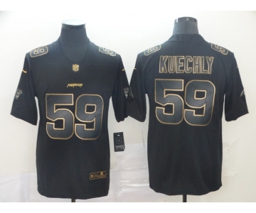 Nike Panthers 59 Luke Kuechly Black Gold Vapor Untouchable Limited Jersey