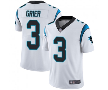 Panthers #3 Will Grier White Men's Stitched Football Vapor Untouchable Limited Jersey