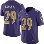 Men's Baltimore Ravens #29 Justin Forsett Purple 2016 Color Rush Stitched NFL Nike Limited Jersey