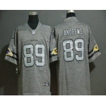 Men's Baltimore Ravens #89 Mark Andrews 2019 Gray Gridiron Vapor Untouchable Stitched NFL Nike Limited Jersey