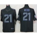 Nike Baltimore Ravens #21 Lardarius Webb Black Impact Limited Jersey