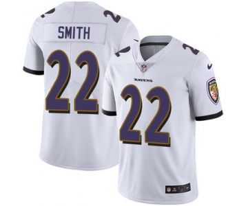 Nike Baltimore Ravens #22 Jimmy Smith White Men's Stitched NFL Vapor Untouchable Limited Jersey