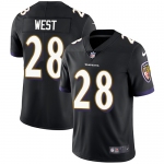 Nike Baltimore Ravens #28 Terrance West Black Alternate Men's Stitched NFL Vapor Untouchable Limited Jersey