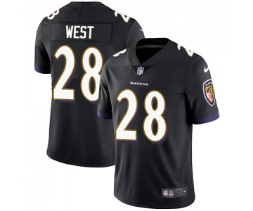 Nike Baltimore Ravens #28 Terrance West Black Alternate Men's Stitched NFL Vapor Untouchable Limited Jersey
