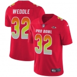 Nike Baltimore Ravens #32 Eric Weddle Red Men's Stitched NFL Limited AFC 2019 Pro Bowl Jersey