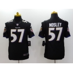 Nike Baltimore Ravens #57 C.J. Mosley 2013 Black Limited Jersey