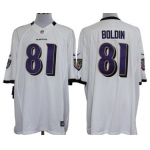 Nike Baltimore Ravens #81 Anquan Boldin White Limited Jersey