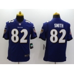 Nike Baltimore Ravens #82 Torrey Smith 2013 Purple Limited Jersey