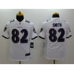 Nike Baltimore Ravens #82 Torrey Smith 2013 White Limited Jersey