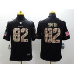 Nike Baltimore Ravens #82 Torrey Smith Salute to Service Black Limited Jersey