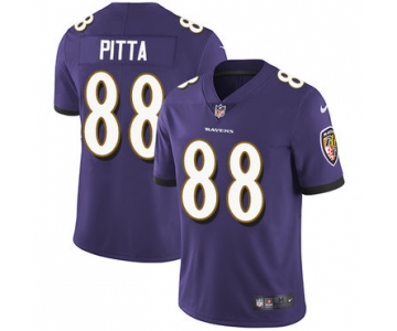 Nike Baltimore Ravens #88 Dennis Pitta Purple Team Color Men's Stitched NFL Vapor Untouchable Limited Jersey