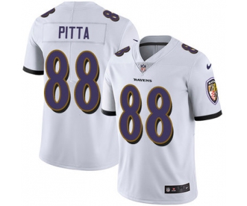 Nike Baltimore Ravens #88 Dennis Pitta White Men's Stitched NFL Vapor Untouchable Limited Jersey