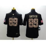 Nike Baltimore Ravens #89 Steve Smith Sr Salute to Service Black Limited Jersey