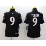 Nike Baltimore Ravens #9 Justin Tucker 2013 Black Limited Jersey