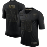 Nike Ravens 20 Ed Reed Black 2020 Salute To Service Limited Jersey