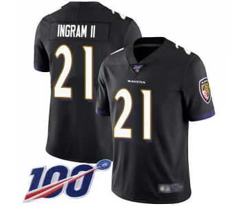 Nike Ravens #21 Mark Ingram II Black Alternate Men's Stitched NFL 100th Season Vapor Limited Jersey