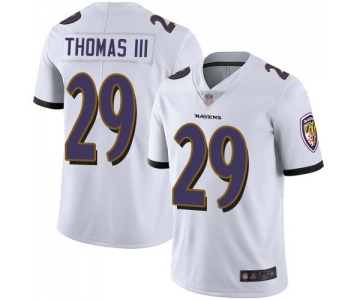 Nike Ravens 29 Earl Thomas III White Vapor Untouchable Limited Jersey