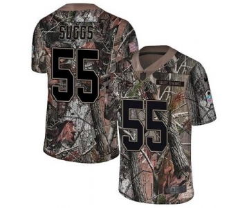 Nike Ravens #55 Terrell Suggs Camo Men's Stitched NFL Limited Rush Realtree Jersey