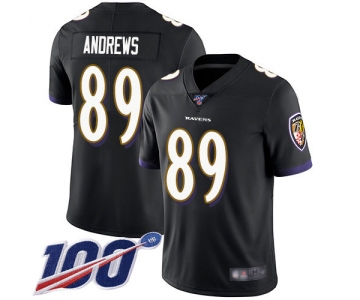 Nike Ravens #89 Mark Andrews Black Alternate Men's Stitched NFL 100th Season Vapor Limited Jersey