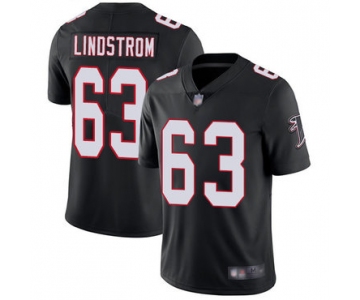 Falcons #63 Chris Lindstrom Black Alternate Men's Stitched Football Vapor Untouchable Limited Jersey