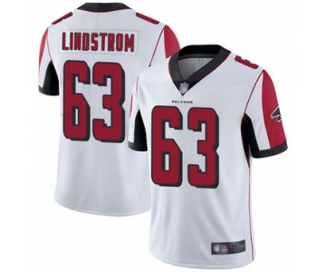 Falcons #63 Chris Lindstrom White Men's Stitched Football Vapor Untouchable Limited Jersey
