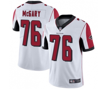Falcons #76 Kaleb McGary White Men's Stitched Football Vapor Untouchable Limited Jersey