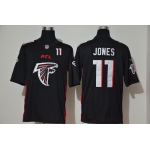 Men's Atlanta Falcons #11 Julio Jones Black 2020 Big Logo Number Vapor Untouchable Stitched NFL Nike Fashion Limited Jersey