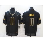 Men's Atlanta Falcons #11 Julio Jones Black Gold 2020 Salute To Service Stitched NFL Nike Limited Jersey