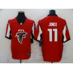 Men's Atlanta Falcons #11 Julio Jones Red 2020 Big Logo Vapor Untouchable Stitched NFL Nike Fashion Limited Jersey