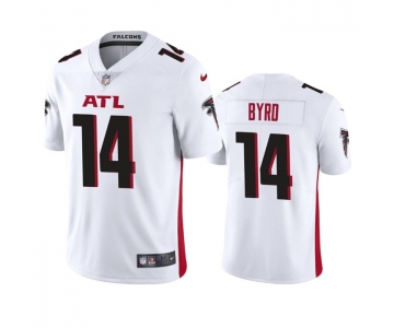 Men's Atlanta Falcons #14 Damiere Byrd White Vapor Untouchable Stitched Football Jersey