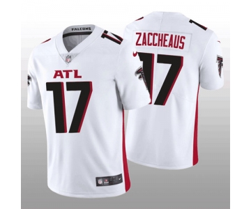 Men's Atlanta Falcons #17 Olamide Zaccheaus White Vapor Untouchable Stitched Football Jersey