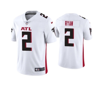 Men's Atlanta Falcons #2 Matt Ryan White New Vapor Untouchable Limited Nike Jersey