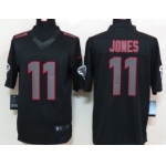 Nike Atlanta Falcons #11 Julio Jones Black Impact Limited Jersey