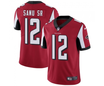 Nike Atlanta Falcons #12 Mohamed Sanu Sr Red Team Color Men's Stitched NFL Vapor Untouchable Limited Jersey