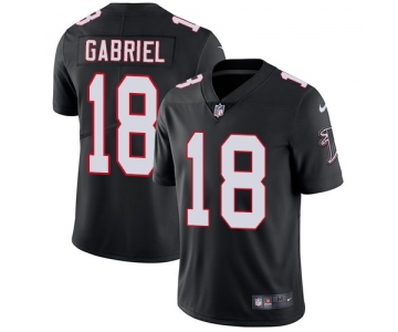 Nike Atlanta Falcons #18 Taylor Gabriel Black Alternate Men's Stitched NFL Vapor Untouchable Limited Jersey