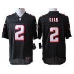 Nike Atlanta Falcons #2 Matt Ryan Black Limited Jersey