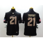 Nike Atlanta Falcons #21 Desmond Trufant Salute to Service Black Limited Jersey