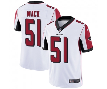 Nike Atlanta Falcons #51 Alex Mack White Men's Stitched NFL Vapor Untouchable Limited Jersey