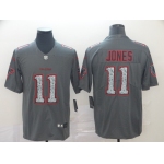 Nike Falcons 11 Julio Jones Gray Camo Vapor Untouchable Limited Jersey