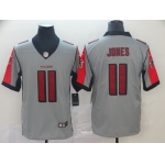 Nike Falcons 11 Julio Jones Gray Inverted Legend Limited Jersey