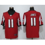 Nike Falcons #11 Julio Jones Red Team Color Men's Stitched NFL Limited Jersey