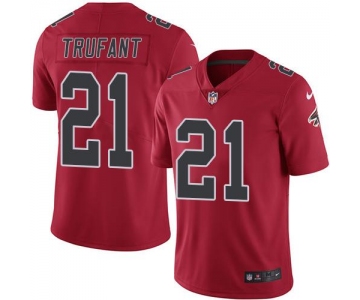 Nike Falcons #21 Desmond Trufant Red Men's Stitched NFL Limited Rush Jersey