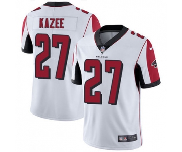Nike Falcons 27 Damontae Kazee White Men's Stitched NFL Vapor Untouchable Limited Jersey