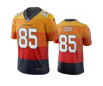 Arizona Cardinals #85 Charles Clay Sunset Orange Vapor Limited City Edition NFL Jersey