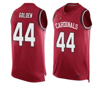 Men's Arizona Cardinals #44 Markus Golden Red Hot Pressing Player Name & Number Nike NFL Tank Top Jersey