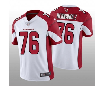 Men's Arizona Cardinals #76 Will Hernandez White Red Vapor Untouchable Stitched Football Jersey