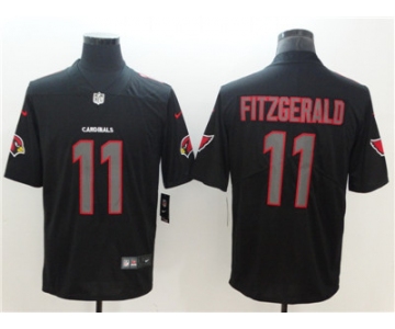 Nike Arizona Cardinals #11 Larry Fitzgerald Black Impact Limited Jersey